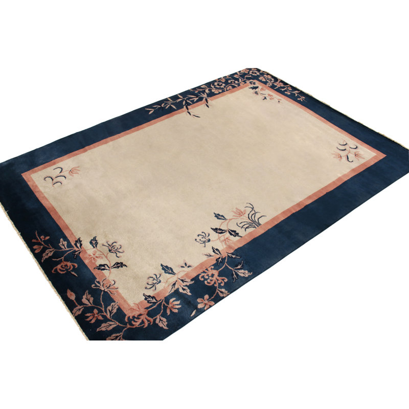 One-of-a-Kind 6'9" x 9'8" Hand Knotted Area Rug
