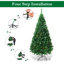 5.91' H Lighted Artificial Spruce Christmas Tree