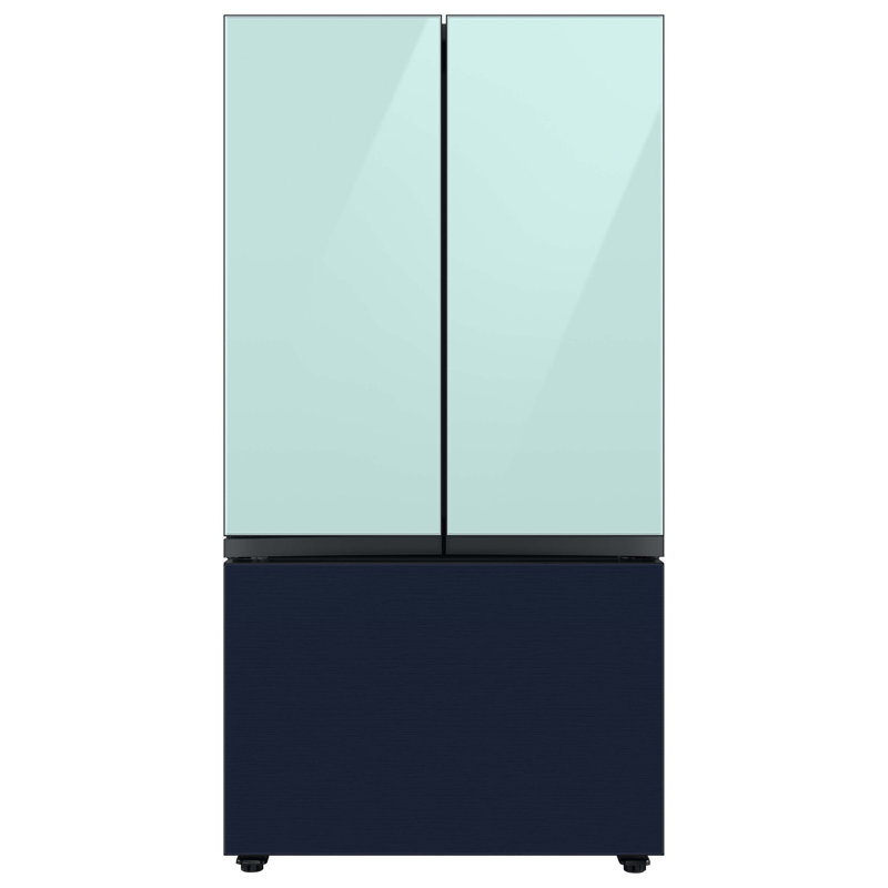 Samsung 24 cu. ft. Smart Bespoke 3-Door French-Door Refrigerator with Customizable Panel Colors and AutoFill Water Pitcher in Custom Panel-Ready
