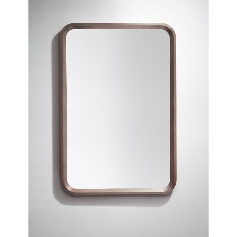 Vela Mirror, 35.5" x 23.5", Chestnut Oak
