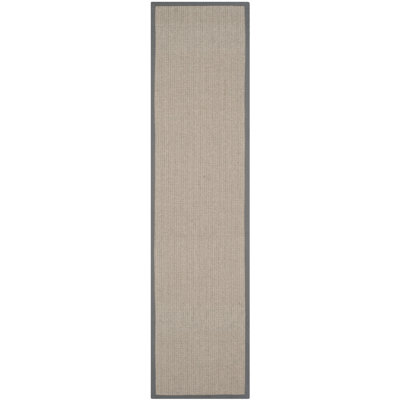 Brown Gray Jute Rug