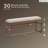 Geovoni Polyester Upholstered Bench