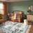Kaldi Boho Washable Living Room Bedroom Area Rug Floral Large Non Slip Botanical Indoor Carpet-1234618947