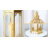 Set of 2 Outdoor Candle Lanterns 22"&17" H Decorative Vintage Metal -1796697091