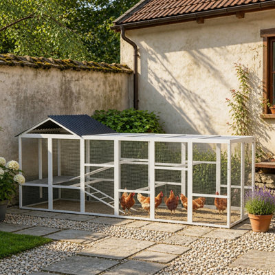 0.01 Square Feet Chicken Run for up to 10 Chickens