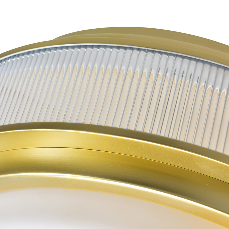 Plafonnier encastré multi-lumières, plafonnier rond moderne avec abat-jour en verre givré pour éclairage de couloir, de chambre à coucher, de cuisine ou de salle de bain