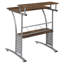 Computer Desk with Top and Lower Storage Shelves-1868517823