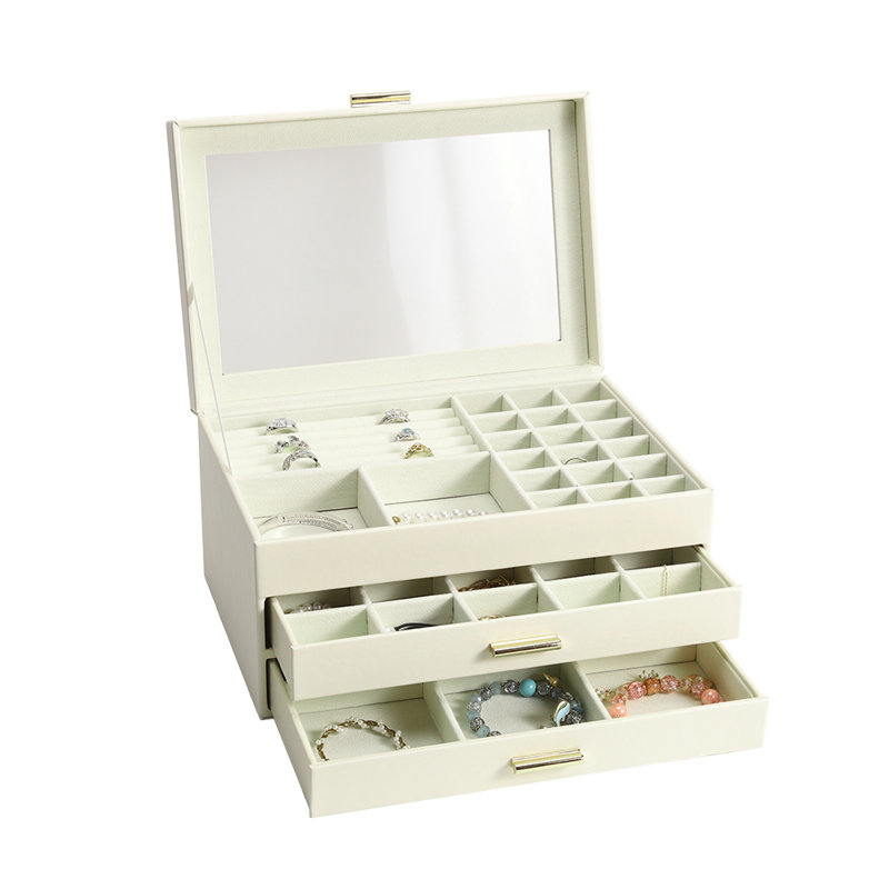 Maritzabel Leather Jewellery Box + Drawers