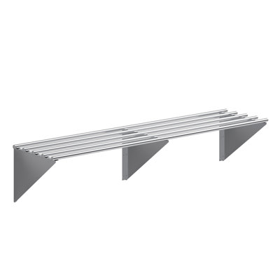 Étagère murale tubulaire en acier inoxydable 18 po x 72 po AmGood