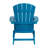 Balasi Poly Resin Folding Adirondack Chair-Indoor/Outdoor Patio Chair-1970217544