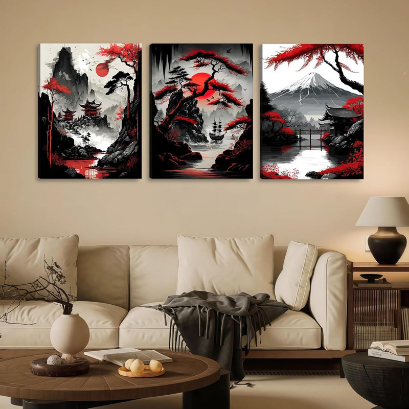 3 Piece Wrapped Canvas Print