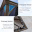 Pavillon de jardin en aluminium l 10 pi x P 14 pi .