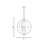 Ecenur 3-Light Pendant in Brass-686449540-686449541