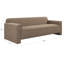 Upholstered 84 " Boucle Sofa