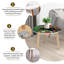 Ensemble de 2 tables basses gigognes Triangle