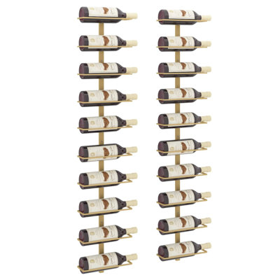 Danixsa Wall Wine Rack Wall Mounted Bottle Holder Storage Organizer for Pantry