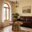 Table ronde ronde, table basse, centre de table circulaire
