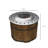 Outsunny Smokeless Fire Pit with Fireproof Mat-2026041023