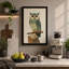 Geometric Owl Scandinavian - Wrapped Canvas-849343028-849343033