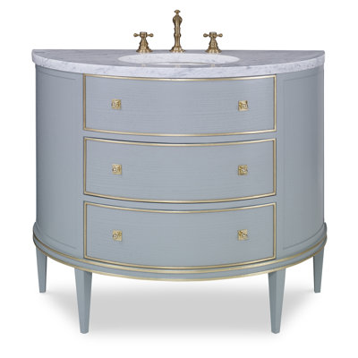 Orion 43'' Single Bathroom Vanity with Quartz Top