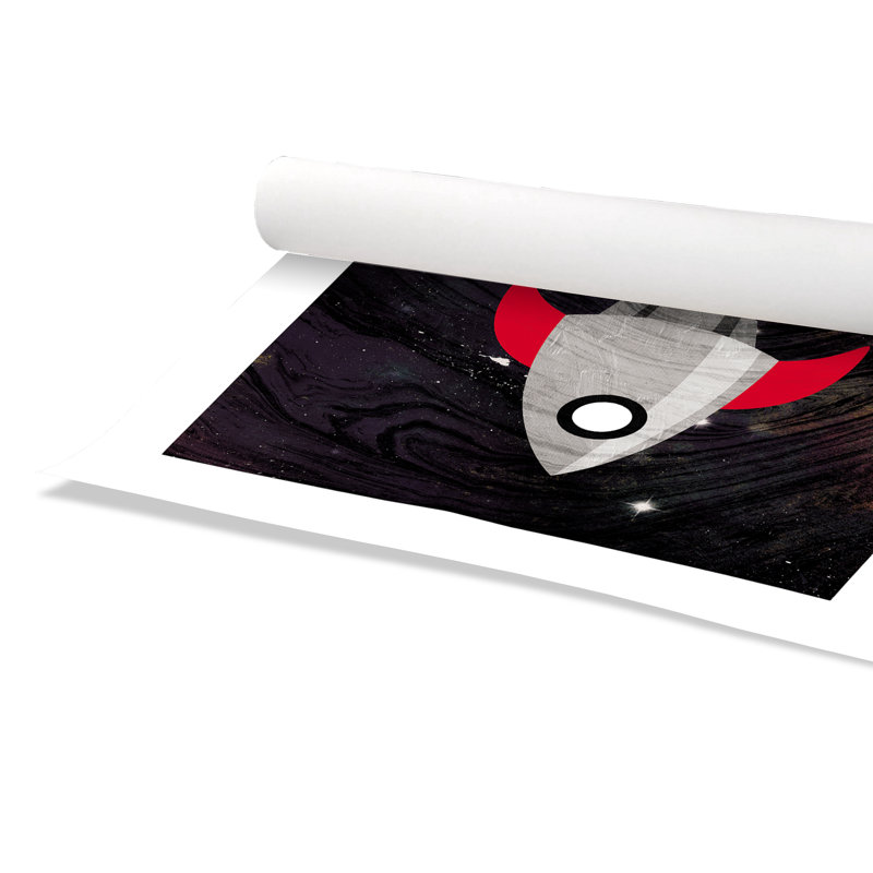 Impression sur papier roulée «Spaceship Adventure», H 20 po x l 20 po x P 1 po