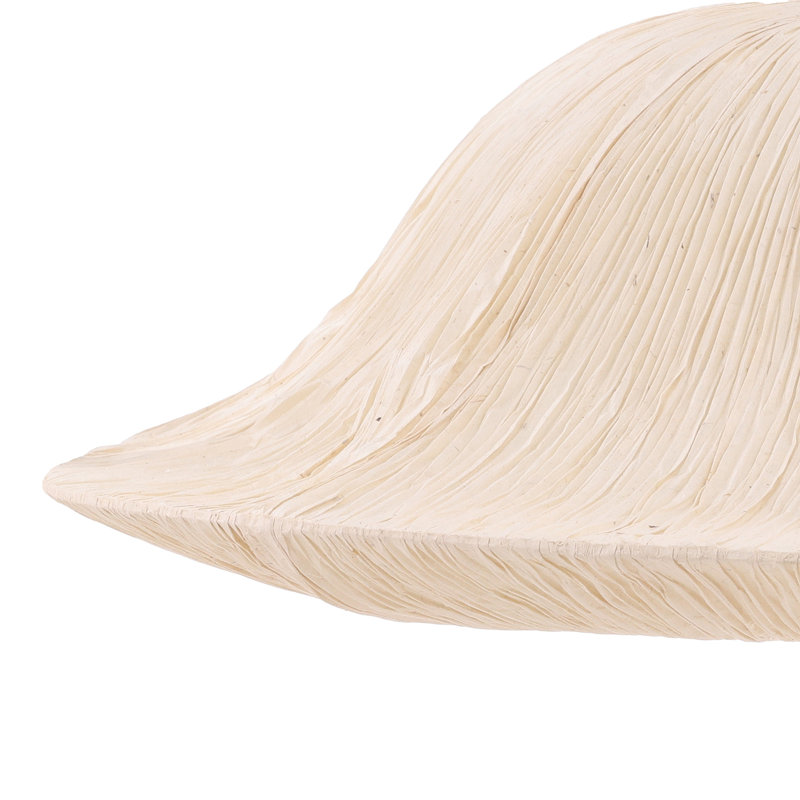 Luminaire suspendu naturel Balbina, H 10,25 po x l 33 po x P 33 po