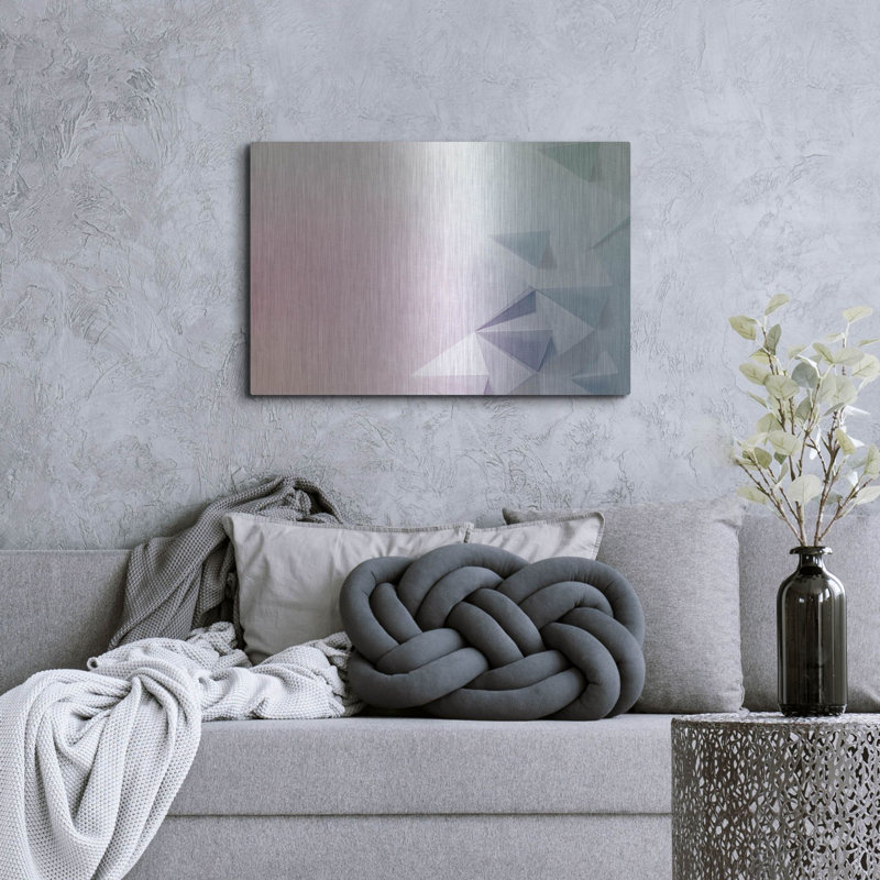 «Pastel Oregome» par Luxe Portfolio, art mural en métal, H 24 po x l 36 po
