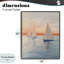 Coucher de soleil sur une mer calme, estampe numérique, design par Creative Studio-130759363-130759362