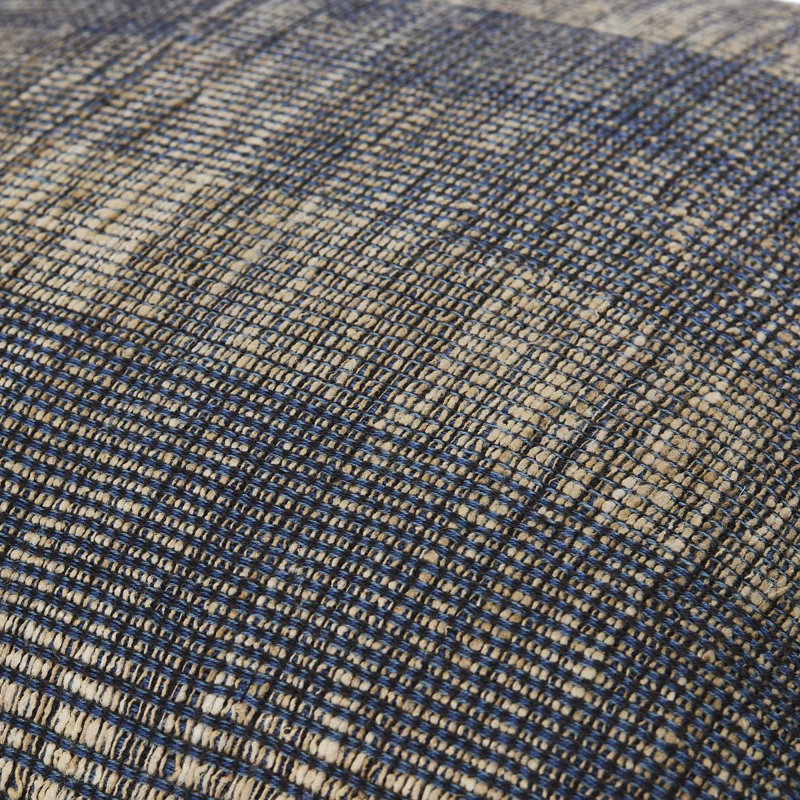 Coussin décoratif Marzano, Housse de coussin seulement - sans coussin, Carré 18 po, Noir / Gris / Brun