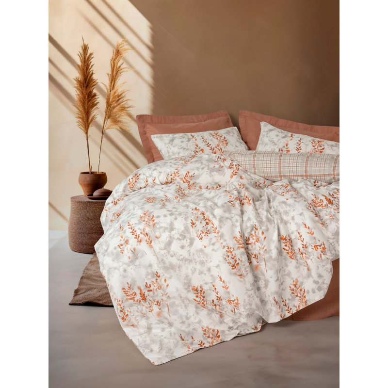 Cotton Blend Abstract Duvet Cover Set with Pillowcases, Single XXL Duvet Cover + 1 Pillowcase