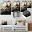 Or et marbre noir Essence V - décoration murale en marbre-1383795248