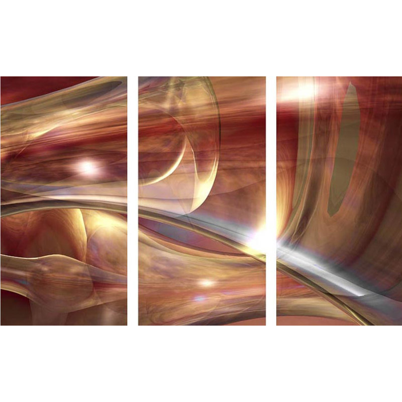 « the great triptyque », ensemble de 3 reproductions d’art sur toiles tendues, H 44 po x l 69 po