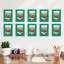 Ensemble de 10 cadres muraux en bois brun de 10 po 3 po x 4 po-90547538-90547535