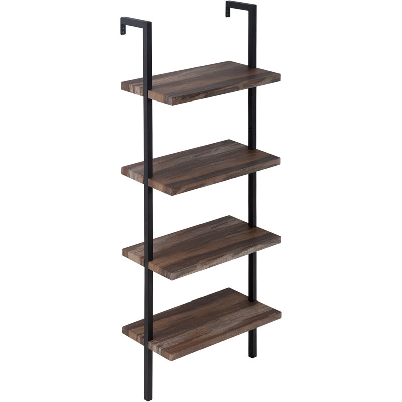Étagère à livres en métal 23,6 ", (3 tablettes) H 59,8 po x l 23,6 po x P 11,9 po