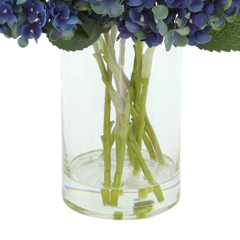 White, Blue And Green Hydrangea Bouquet, Blue