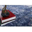Tapis à poils longs bleu / gris-1249134156