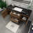 Castin 60" Wall-Mounted Single Bathroom Vanity Set-1185147553
