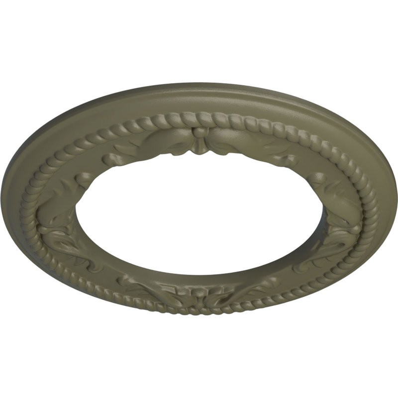 Médaillon de plafond H 12,25 po x l 12,25 po x P 0,875 po, Pierre Spartan