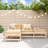 Dakota Fields 4 Piece Patio Lounge Set With Cushions Solid Wood-1000555909-1000555906