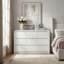 Commode moderne à 8 tiroirs de 120 cm (47,24 po) aux bords arrondis, grande commode pour le rangement de la chambre à coucher-2111785242