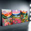 «Dreamy Mountain Flower», reproduction sur toile 3 pièces pour décoration de salon-249092122