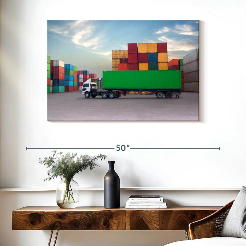 Mehar Cargo Truck, 26" H x 39" W