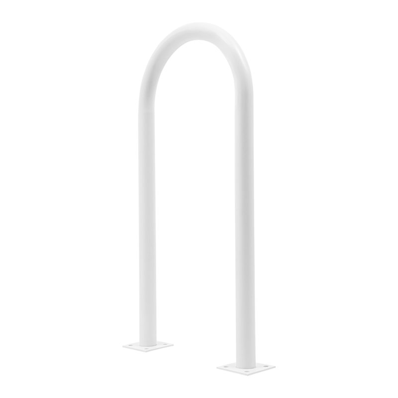 Range-vélo robuste pour 2 ou 3 vélos, Blanc