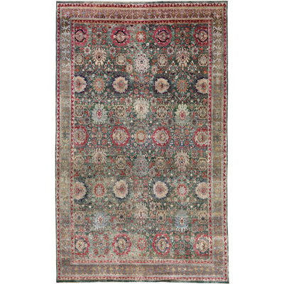 Multicolored Alchemy Traditional Wool Silk Blend Rug - 9'6" x 16'1"