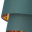 Modern Cotton Fabric Double Tier Ceiling Shade with Shiny Inner-73565373-98656001