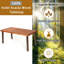 Table rectangulaire en bois d'acacia Caydren