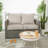 Sunbrella Outdoor Solid Loveseat Pillow and Cushion Set-857073770-857073774
