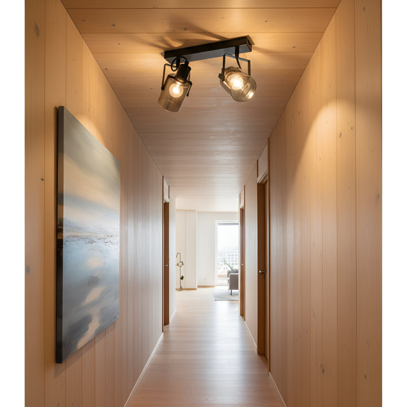 Ceiling light 2/3-light E14 glass modern swivelling 350 ° Correena, 2