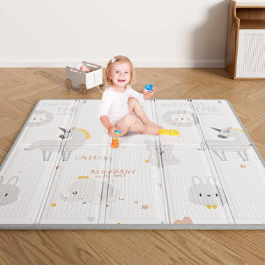 Uanlauo baby Play Mat, 59x71 Foldable & Reversable Large Play