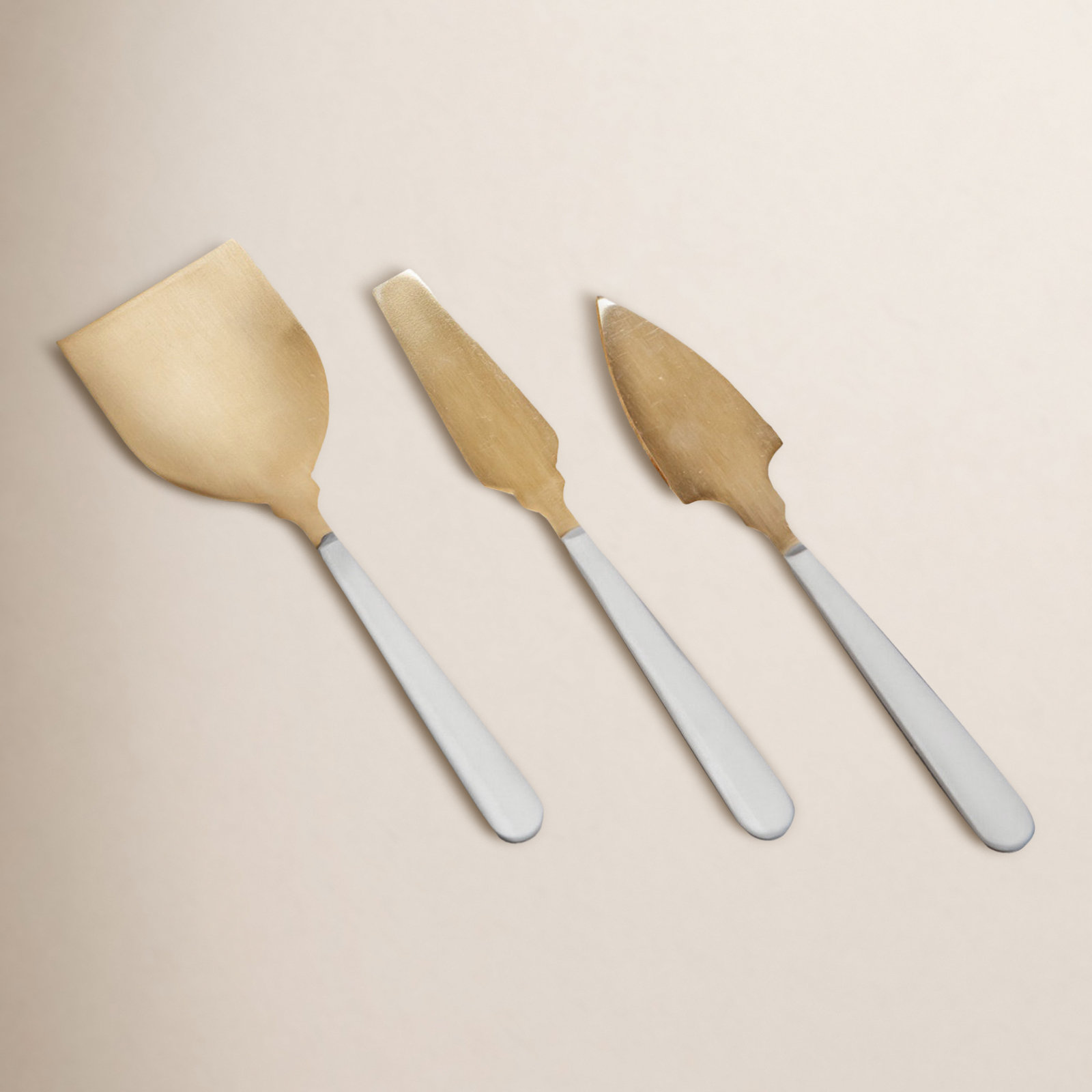 Gilmore 3 Piece Stainless Steel Cheese Serving Set